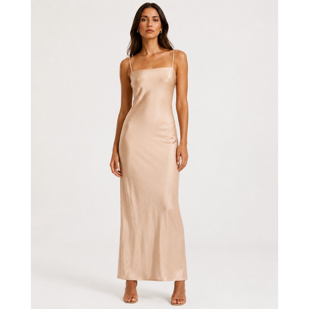 NWT H&M Women's Spaghetti Strap Cami Slip Top TENCEL Lyocell Blush Pink XS